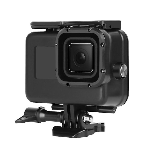 50m vedenalainen vedenpitävä kotelo GoPro Hero 10/9 -kameralle, karkaistu lasilinssinsuojus kosketusnäytöllisellä takakannella