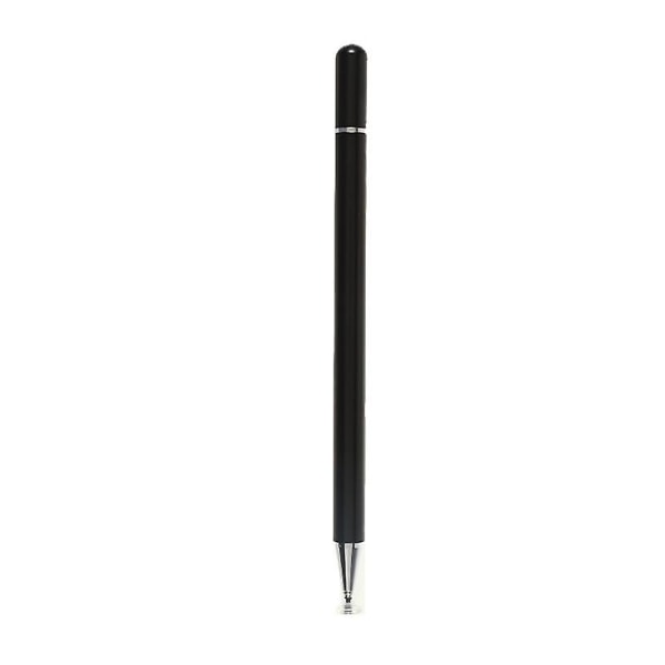 Gradient Passiv Stylus för Telefoner/Surfplattor Pekskärmar 2-i-1 Hög Precision Magnetisk Stylus Penna Black