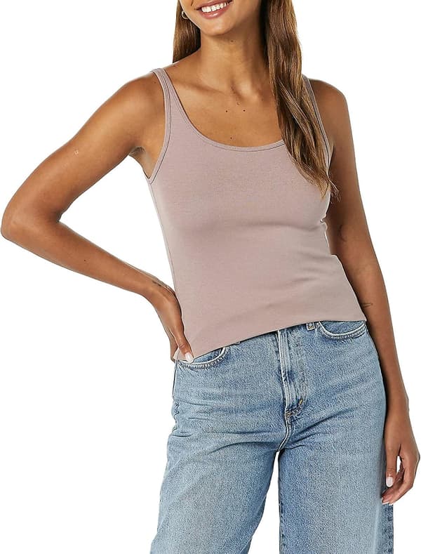 Kvinnors Slim-fit tunna remmar väst, 2-pack Style 5 L