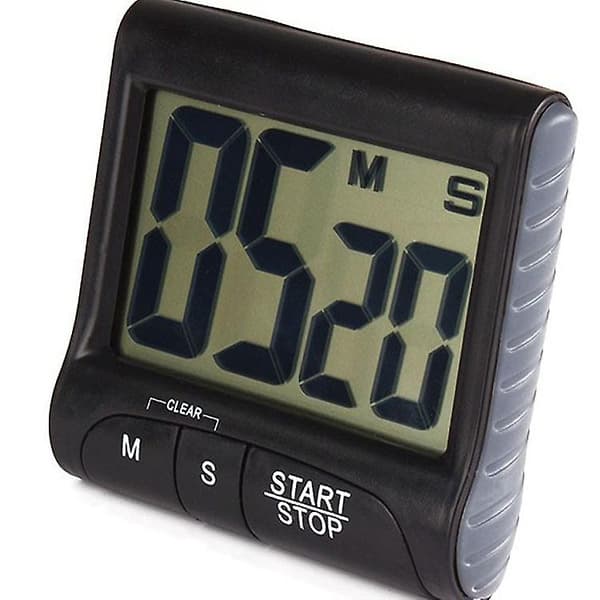 Digital Kök Timer och Stoppur, Stor Display, Hög Alarm, Magnetisk, Stativ