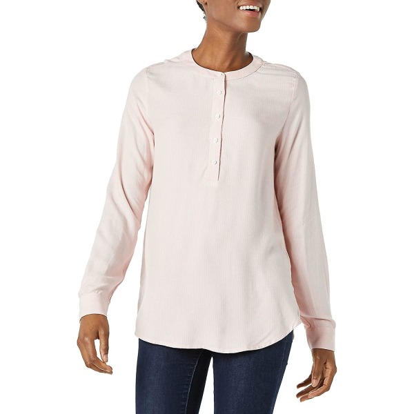 Langermet vevd bluse for kvinner Style 10 M