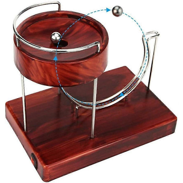 Science Ki-netisk Kunst Evighetsmaskin, Perpetual Motion Dynamics Kunstdekorasjon, Science Physics Gadge Kontor Hjemmebord Dekor, Vinrød A