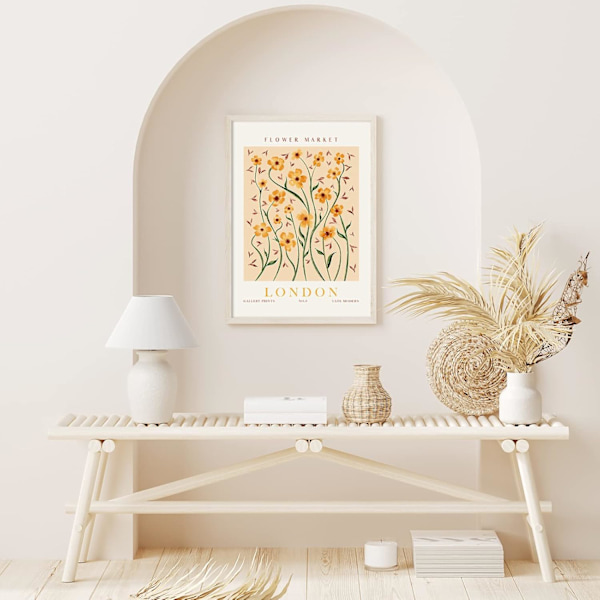 12 st Väggkonsttryck med Blomstermarknad 8x10 tum Botanisk Inredning Estetisk Matisse Poster Dekor Blomsterteckning Posters