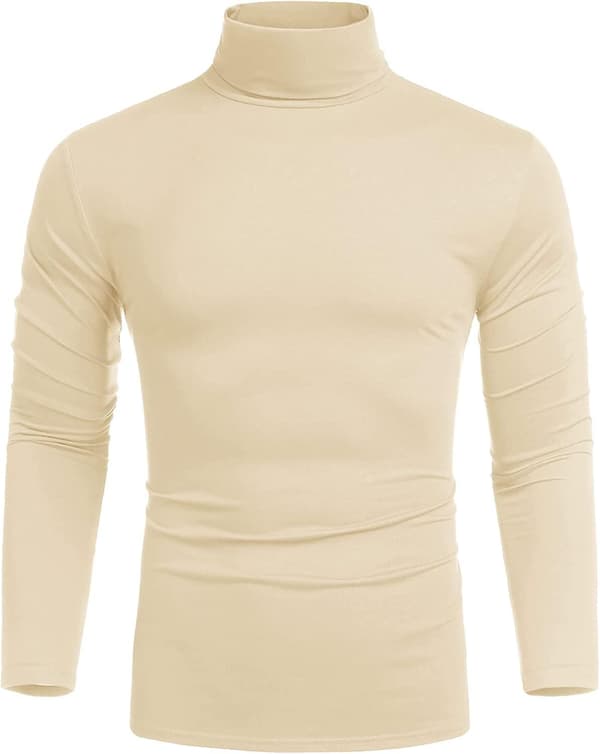 Herr tröja med polokrage, slim fit, långärmad