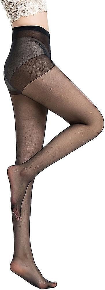 Dame Hverdags Energi 6-pak Sort Nude Silke Tynde Bløde Strømpebukser 20 Denier Black S