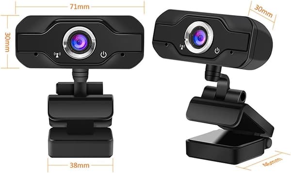 K68 1080P Fastfokus Webbkamera USB 2.0 Webkamera med Mikrofon