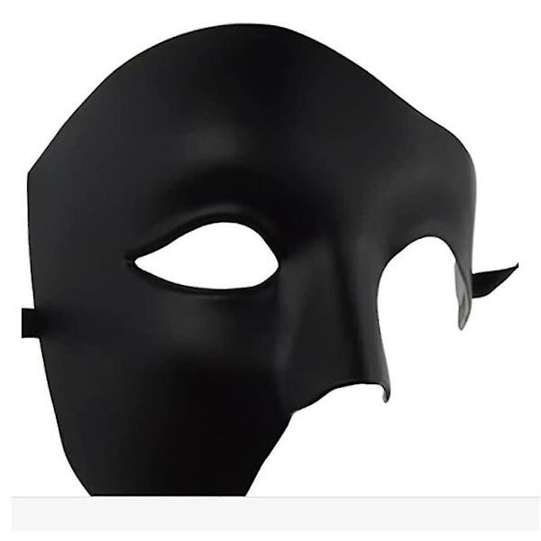 Herrar Halv Ansikts Maskerad Phantom Of The Opera Bal Mask Halloween Jul Mask För Mardi Gras Fest Karnevaler