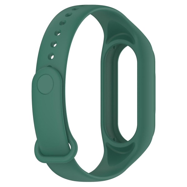 Ersättningsilikonrem för Xiaomi Smart Band 8, integrerat armband med fodral Green