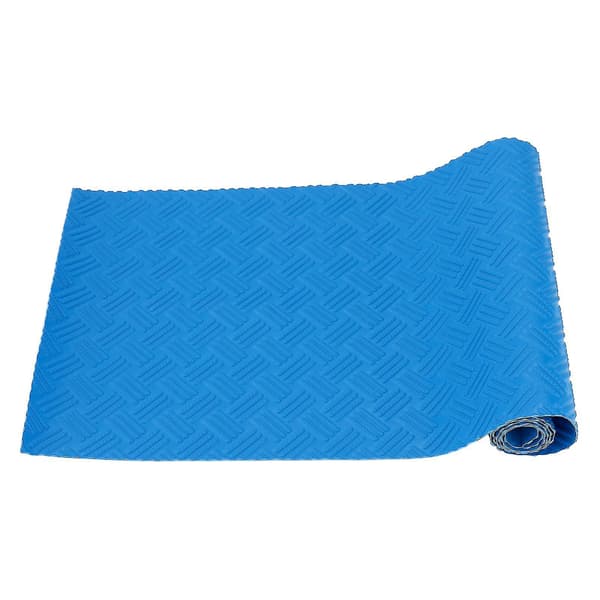 Simbassängsstegematta halkfri pooltrappsplatta-medium simbassängsmatta säkerhetsfoder för simbassängsfoder och trappskydd blue polka dots