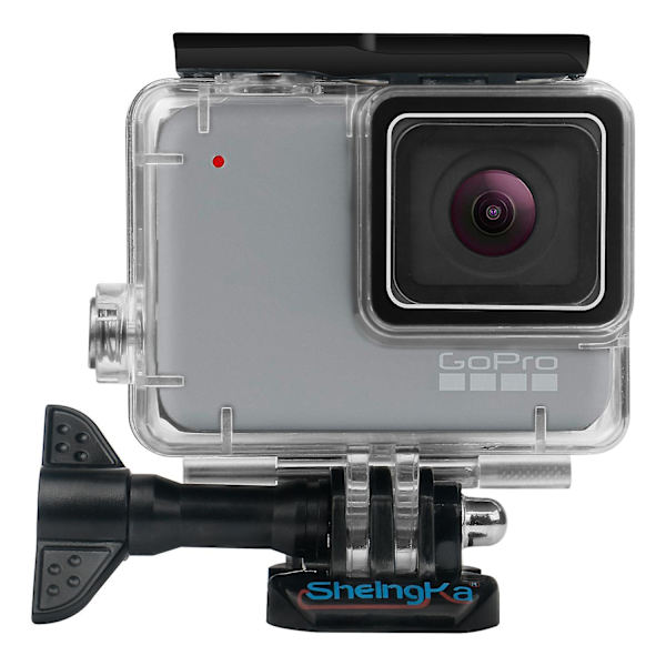 40m vedenpitävä suojakotelo GoPro Hero 7 Silver/White -kameroille