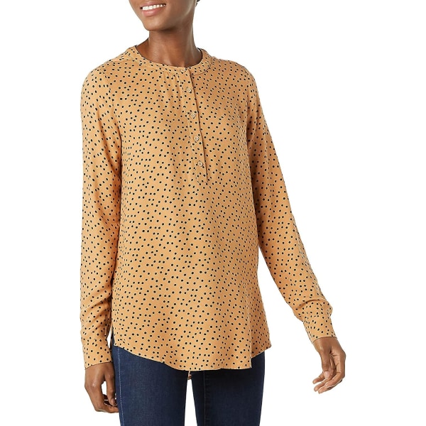 Langermet vevd bluse for kvinner Style 4 M