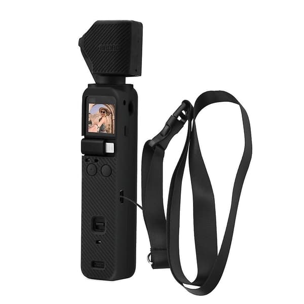 Silikonfodral Kroppsskydd + Objektivskydd + Handrem för OSMO Pocket 2