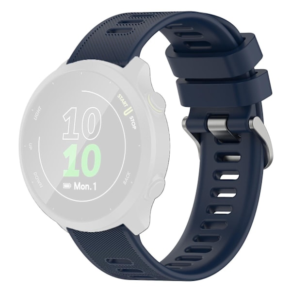 Twill Silikoniranneke Samsung Galaxy Watch 4/5/6 40/44mm/Watch6 Classic 43/47mm/5 Pro 45mm -kelloille Navy Blue