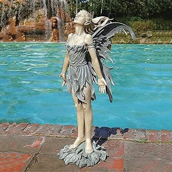 Nyankommet Skytsengel Statue til Hjemme-/havedekoration, Religiøs Dekoration