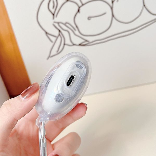 Lenovo XT95 Pro Transparent Earphone Case Mönstertryck Blåtand Hörlurar Skydd Planet and Astronaut