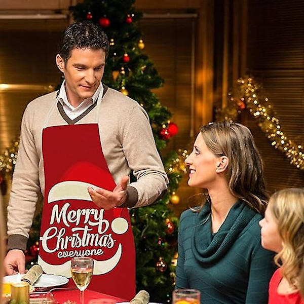 Køkkenforklæder Justerbart Juleforklæde, Juleforklæde Julekostume Til Fest, Julepynt Forklæde