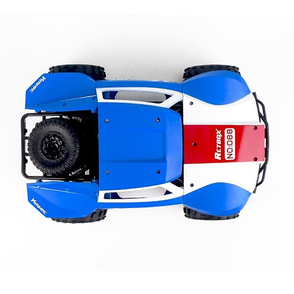 KYAMRC KY-1818A 1:18 2.4G Aavikko Kiipeily RC Auto Lasten Lelu Simulaatio Maastoauto Kauko-ohjattava Auto Blue  Red