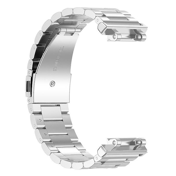 Tre-pärlig armband i rostfritt stål för Huami Amazfit T-Rex 2, med fällbart spänne
