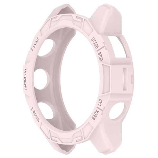 TPU-fodral för Garmin epix Pro (Gen 2) 47mm/Fenix 7 Pro/Fenix 7, anti-scratch ihåligt fodral Light Pink