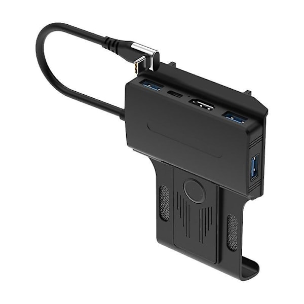 Dockingstation Stand til Steam Deck, 5-i-1 Dock Type-C Han til PD+USB3.0+USB2.0*2+HD2.0