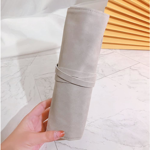 14 Lommer Makeup Børster Rulle Etui Taske Bærbar Rejse Makeup Taske Makeup