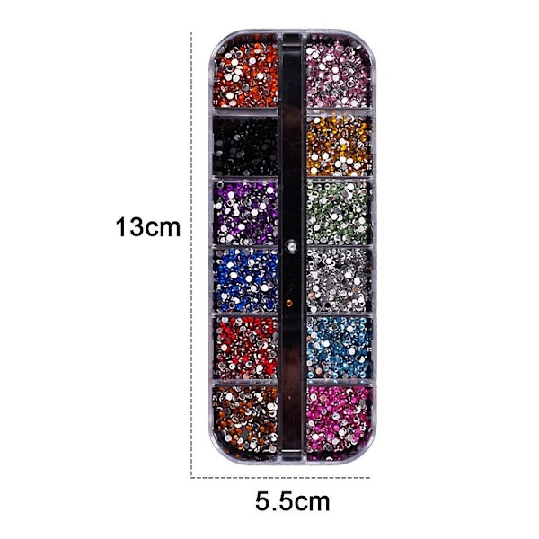 Nageldekorationer, för tillverkning av nagelharts style 1