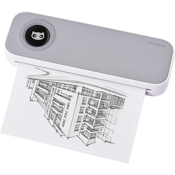 F2S A4 Størrelse Bærbar Printer Termisk Udskrivning Trådløs BT Rejse Mobilprinter Understøtter 4/8 tommer Kompatibel med Android og iOS Window Mac