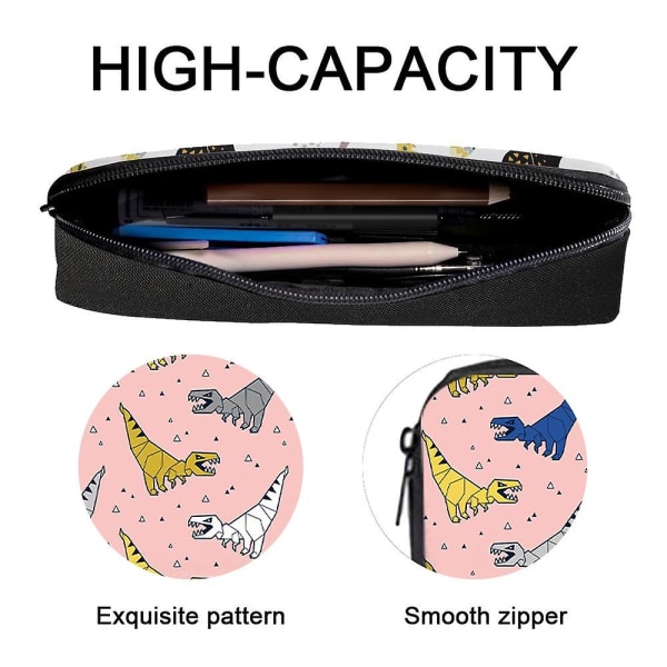Pennväska med stor kapacitet, case för dinosaurie för förskoleelever Pojkar Flickor Shape3