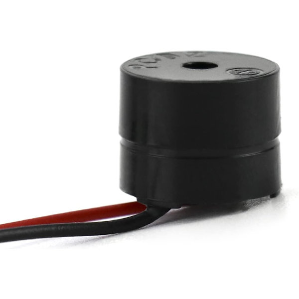 Paket med 20 Elektroniska Summer 3-12V Aktiv Summer 85dB Summer Alarm Piezo Kabel Längd 50mm