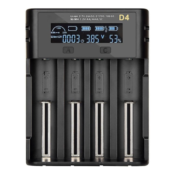 LCD for Smart Universal Batterilader for 10400/14500/14650/16340/18350/18500