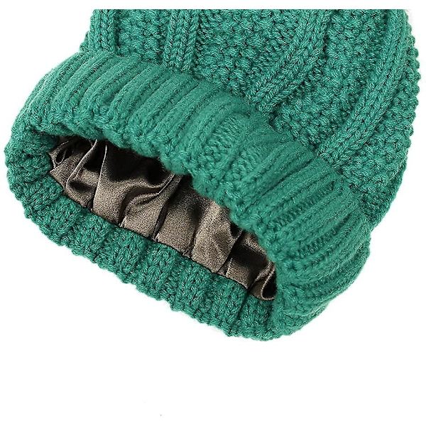 Vintermössa för kvinnor, tjock fleece, konstgjord päls, pom pom, bobble-mössa