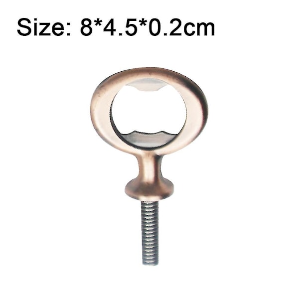 Zink-legering lång stång gängad vinflasköppnare färgvariation av bra kök red bronze
