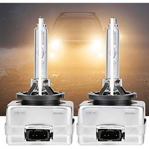 Frontlykt 2 stk D1s 6000k 35w Bil Frontlykt Xenon Lampe Erstatningspærer