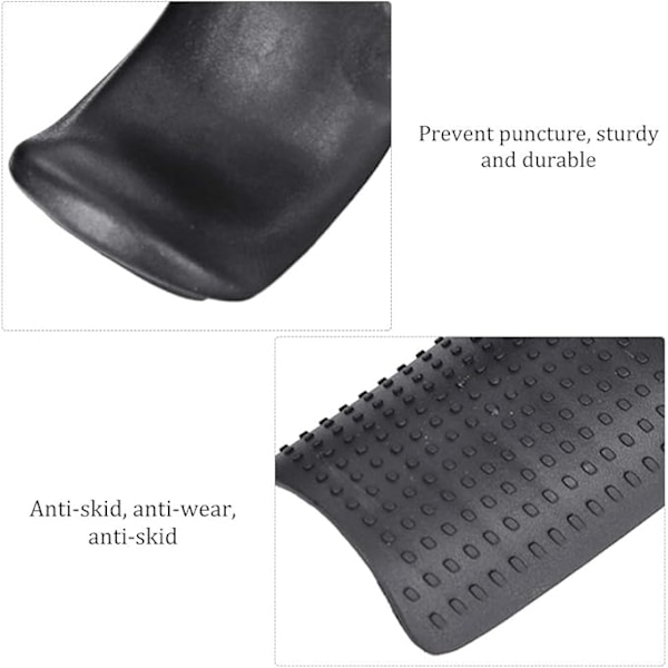 Grip Force -sovitin, 2 kpl 6x3x3 cm muovinen liukumaton Grip Force -sovitin ja 4 muovitikkua