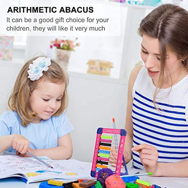 Tomaibaby Plast Abacus Matte Leke Pedagogisk Telletøy Addisjon Subtraksjon Perletellere Tidlige Matteferdigheter For Barn Mattespill Barnehageundervisning