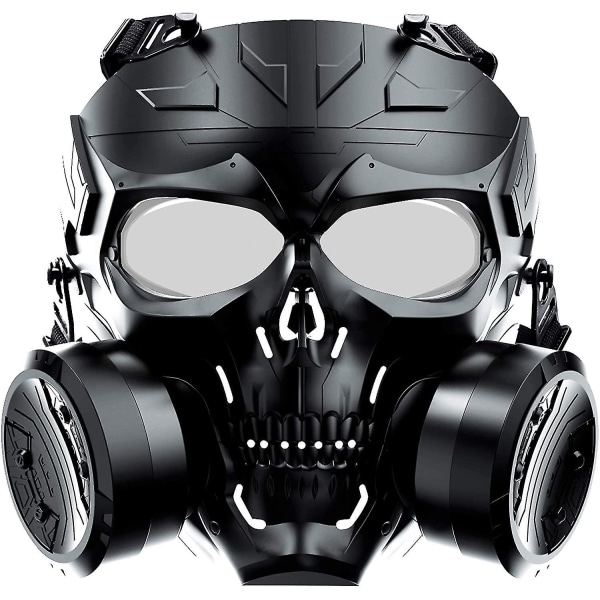 Airsoft Tactical Protective Skull Mask, Face Dummy Game Mask för Bb Gun Cs Cosplay
