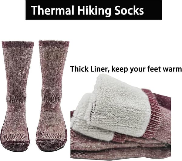 Merino Wool Thermal Crew Herrstrumpor För Acsergery Vintervandring Atletiska Strumpor Termisk Present