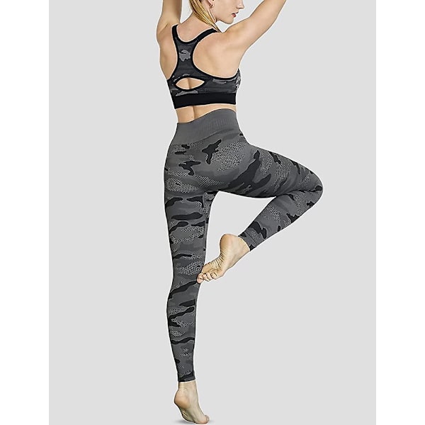 Yoga Leggings Dam Sporttights Sportbyxor Sport Leggins Långa Hög Midja Style 2