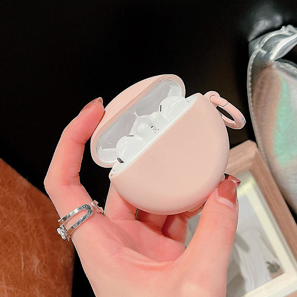 TPU-suojakotelo Huawei FreeBuds 4i -kuulokkeille, TWS-kuulokkeiden latauskotelon naarmuuntumisenestokansi Pink
