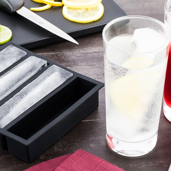 Store Silikone Isterningebakker Store Til Whisky, Isterningeform Kan Også Bruges Til Smørform, Silikone Isterningebakker 2 Stk