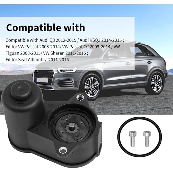 12-tandad Bakre Bromsokparkeringsservo Motor Handbroms 3C0998281 3C0998281A 3C0998281B 32330208 för VW Passat 05-10 Au/di Q3