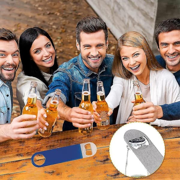 Flaskeåpner, Øl, Brus, Hjemmebar, Eller Bartenderbruk | Kraftig Blue