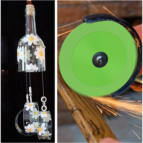 100mm Glas Special Skärblad Keramik Kristall Vinflaska Kristall Jade Slipblad Tunn Sågblads 15mm Sand Bred Slipsten