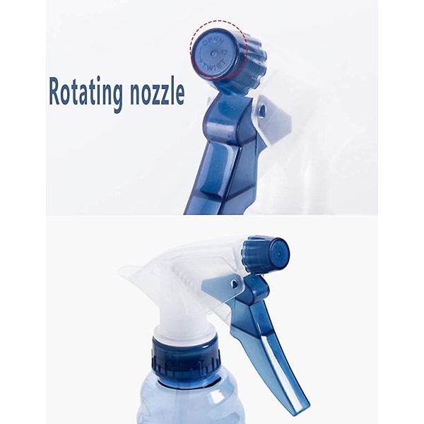 2 st Acsergery gåva tomma dimsprayflaskor, plastsprayflaskor påfyllningsbara