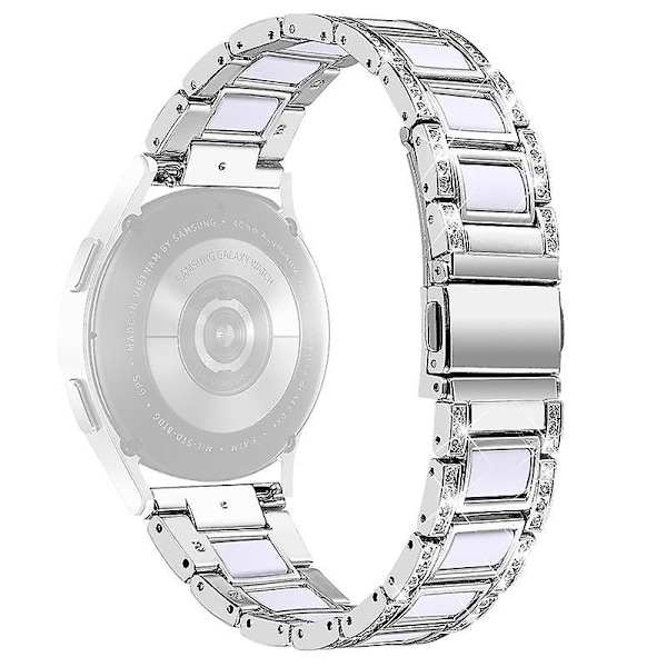 Ruostumattomasta teräksestä valmistettu hartsi kellon ranneke Huawei Watch GT 2 42mm/Watch 2/Honor Magic Watch 2 42mm -kelloille