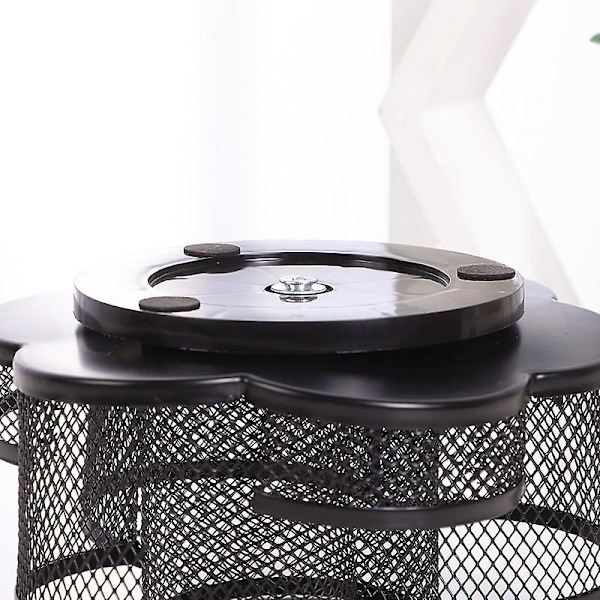 Spinning Collection Mesh Bordorganisator, Sort 18*10.5 Cm