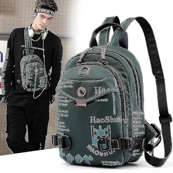 Utomhusryggsäck Multifunktionell Ryggsäck Vattentät Herr Bröstväska Flerfärgsval Camouflage