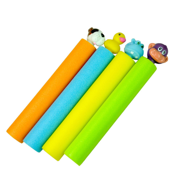 Vesipyssyt Lapsille - Pakkaus 6/8, Eva Monivärinen Oranssi Vaahto, Eläimen Pää, Kesäallas- ja Rantajuhlien Vesilelu Multicolor 6pcs