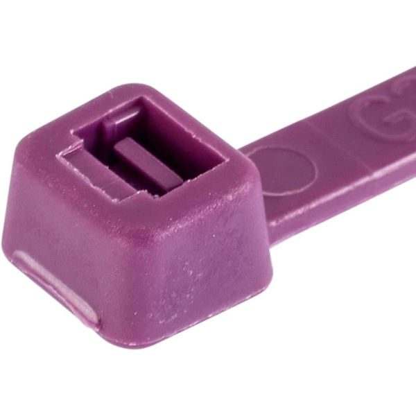 Små Lilla Kabelbinder, 100mm X 2.5mm, Bulkpakke Med 1000, 4\" Premium Nylon Purple 150mmx3.6mm