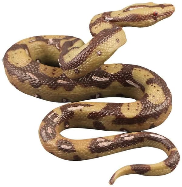 Høy Simulering Python Stor Realistisk Slange Vanskelig Skummel Spøk Skummel Slange Leketøy